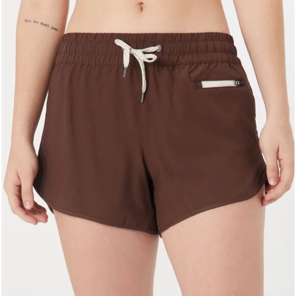 Women Vuori Vuori Clementine 4" Short Mid Rise Lined in Brick Size Extra Smal - Picture 1 of 10